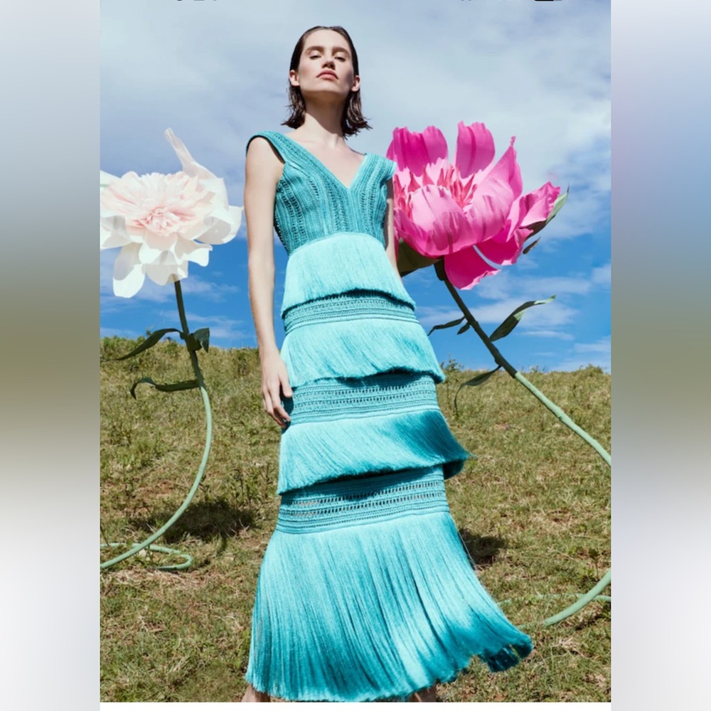 PatBO Fringe Dress